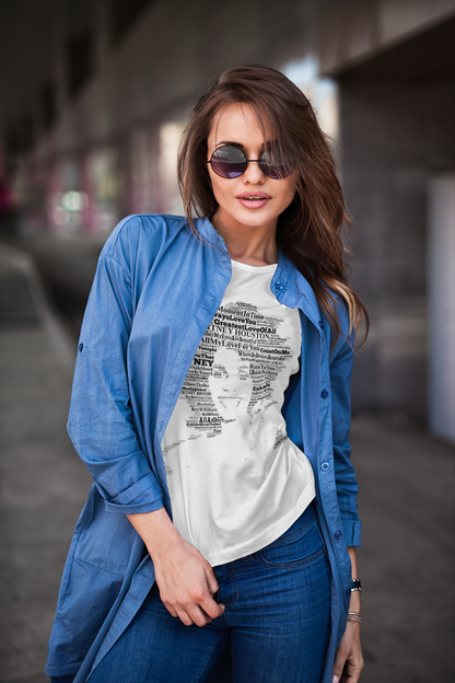 Whitney Houston in songs / Premium Unisex T Shirt